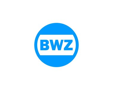 BWZ logo tasarım vektör şablonu. BWZ