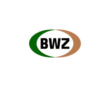 BWZ logo tasarım vektör şablonu. BWZ