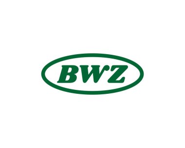 BWZ logo tasarım vektör şablonu. BWZ