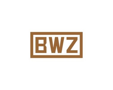 BWZ logo tasarım vektör şablonu. BWZ