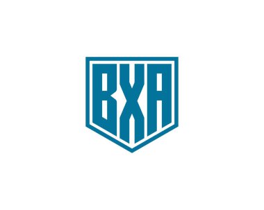 BXA logo tasarım vektör şablonu. BXA