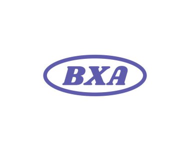 BXA logo tasarım vektör şablonu. BXA