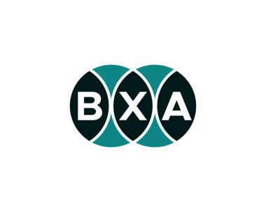 BXA logo tasarım vektör şablonu. BXA