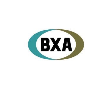BXA logo tasarım vektör şablonu. BXA