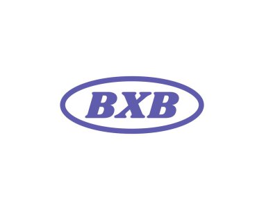BXB logo tasarım vektör şablonu. BXB