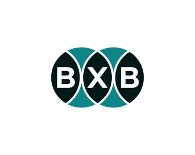 BXB logo tasarım vektör şablonu. BXB