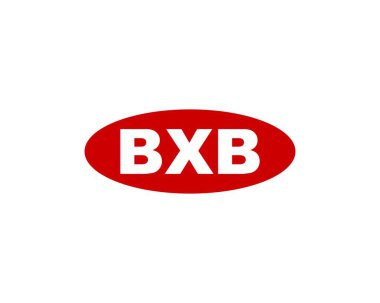 BXB logo tasarım vektör şablonu. BXB