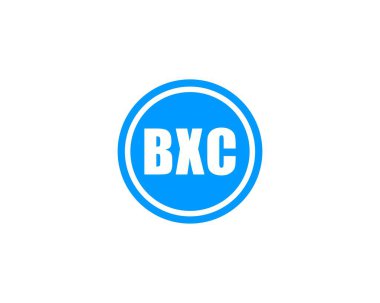BXC Logo tasarım vektör şablonu. BXC