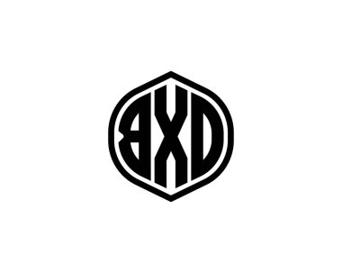 BXD logo tasarım vektör şablonu. BXD