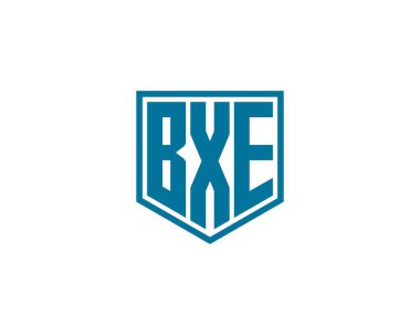 BXE logo tasarım vektör şablonu. BXE