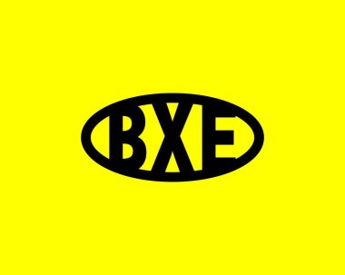 BXE logo tasarım vektör şablonu. BXE