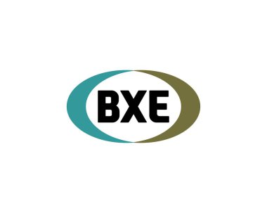 BXE logo tasarım vektör şablonu. BXE