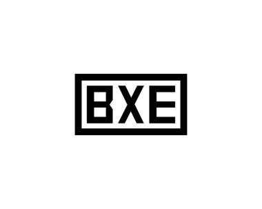 BXE logo tasarım vektör şablonu. BXE