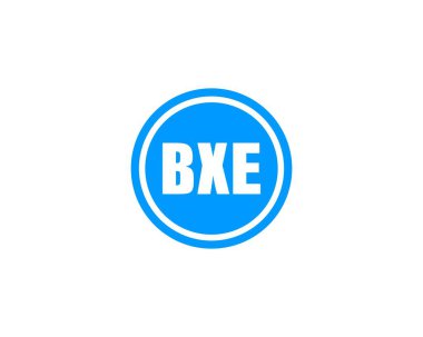 BXE logo tasarım vektör şablonu. BXE