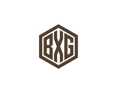 BXG logo tasarım vektör şablonu. BXG