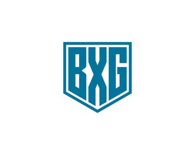 BXG logo tasarım vektör şablonu. BXG
