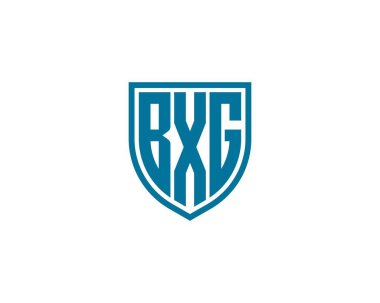 BXG logo tasarım vektör şablonu. BXG