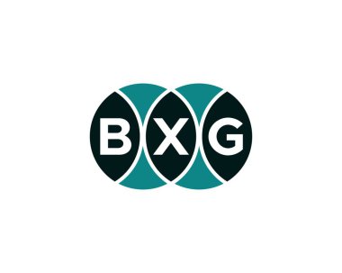 BXG logo tasarım vektör şablonu. BXG