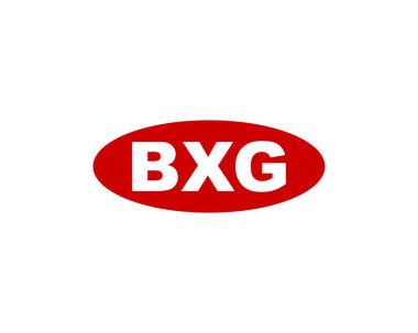 BXG logo tasarım vektör şablonu. BXG
