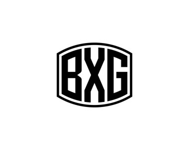 BXG logo tasarım vektör şablonu. BXG