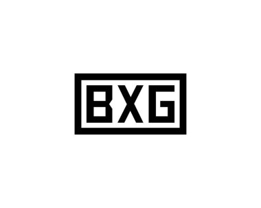 BXG logo tasarım vektör şablonu. BXG