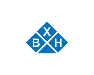 BXH logo tasarım vektör şablonu. BXH