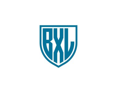 BXL logo tasarım vektör şablonu. BXL