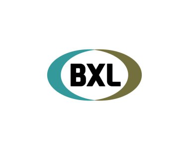 BXL logo tasarım vektör şablonu. BXL