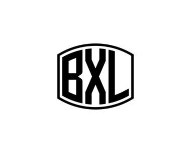 BXL logo tasarım vektör şablonu. BXL