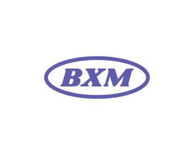 BXM logo tasarım vektör şablonu. BXM