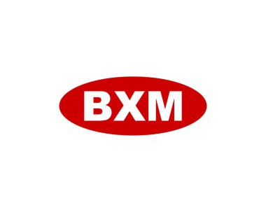 BXM logo tasarım vektör şablonu. BXM