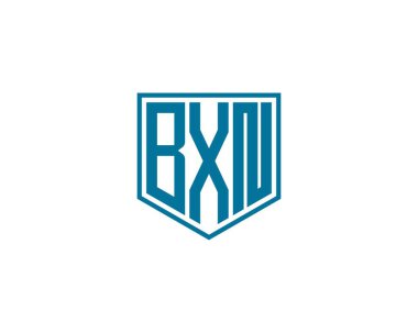 BXN logo tasarım vektör şablonu. BXN