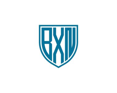 BXN logo tasarım vektör şablonu. BXN
