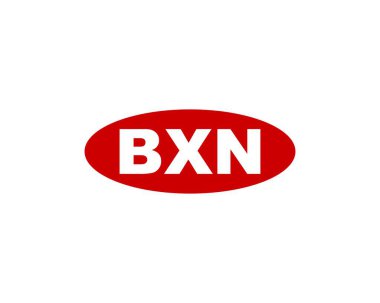 BXN logo tasarım vektör şablonu. BXN