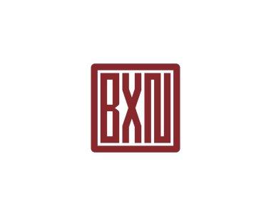 BXN logo tasarım vektör şablonu. BXN