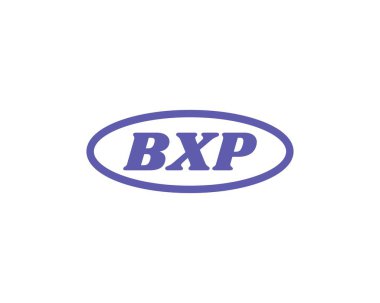 BXP logo tasarım vektör şablonu. BXP