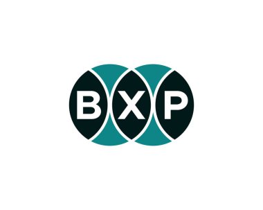 BXP logo tasarım vektör şablonu. BXP