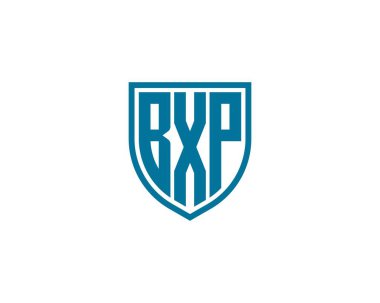 BXP logo tasarım vektör şablonu. BXP