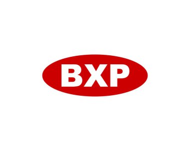 BXP logo tasarım vektör şablonu. BXP