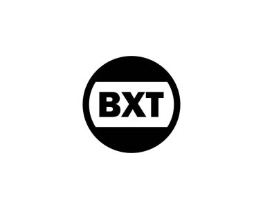 BXT logo tasarım vektör şablonu. BXT
