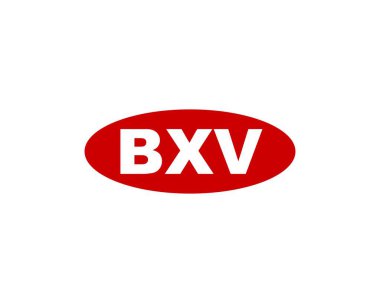 BXV logo tasarım vektör şablonu. BXV
