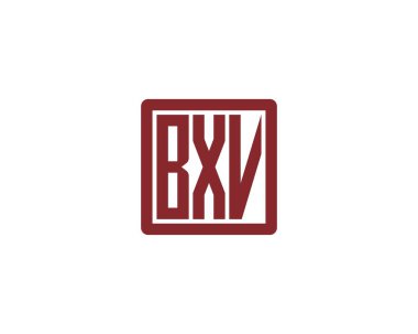 BXV logo tasarım vektör şablonu. BXV