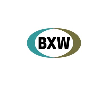 BXW logo tasarım vektör şablonu. BXW