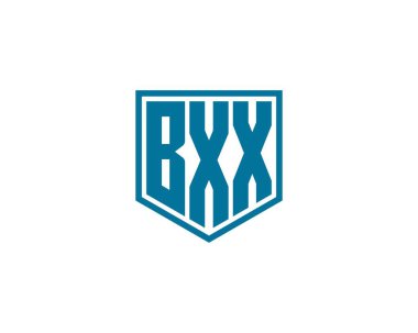 BXX Logo tasarım vektör şablonu. BXX