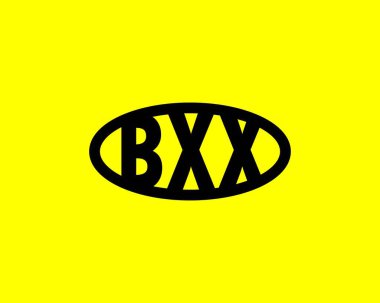 BXX Logo tasarım vektör şablonu. BXX