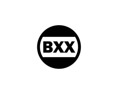 BXX Logo tasarım vektör şablonu. BXX
