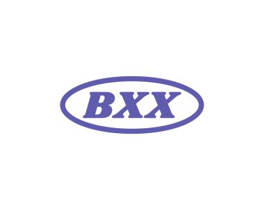BXX Logo tasarım vektör şablonu. BXX