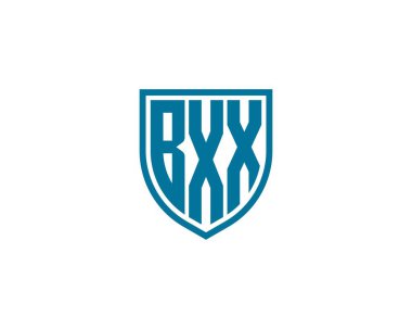 BXX Logo tasarım vektör şablonu. BXX