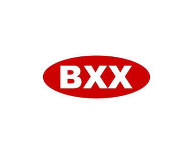 BXX Logo tasarım vektör şablonu. BXX
