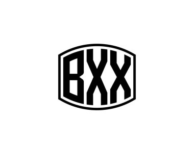 BXX Logo tasarım vektör şablonu. BXX